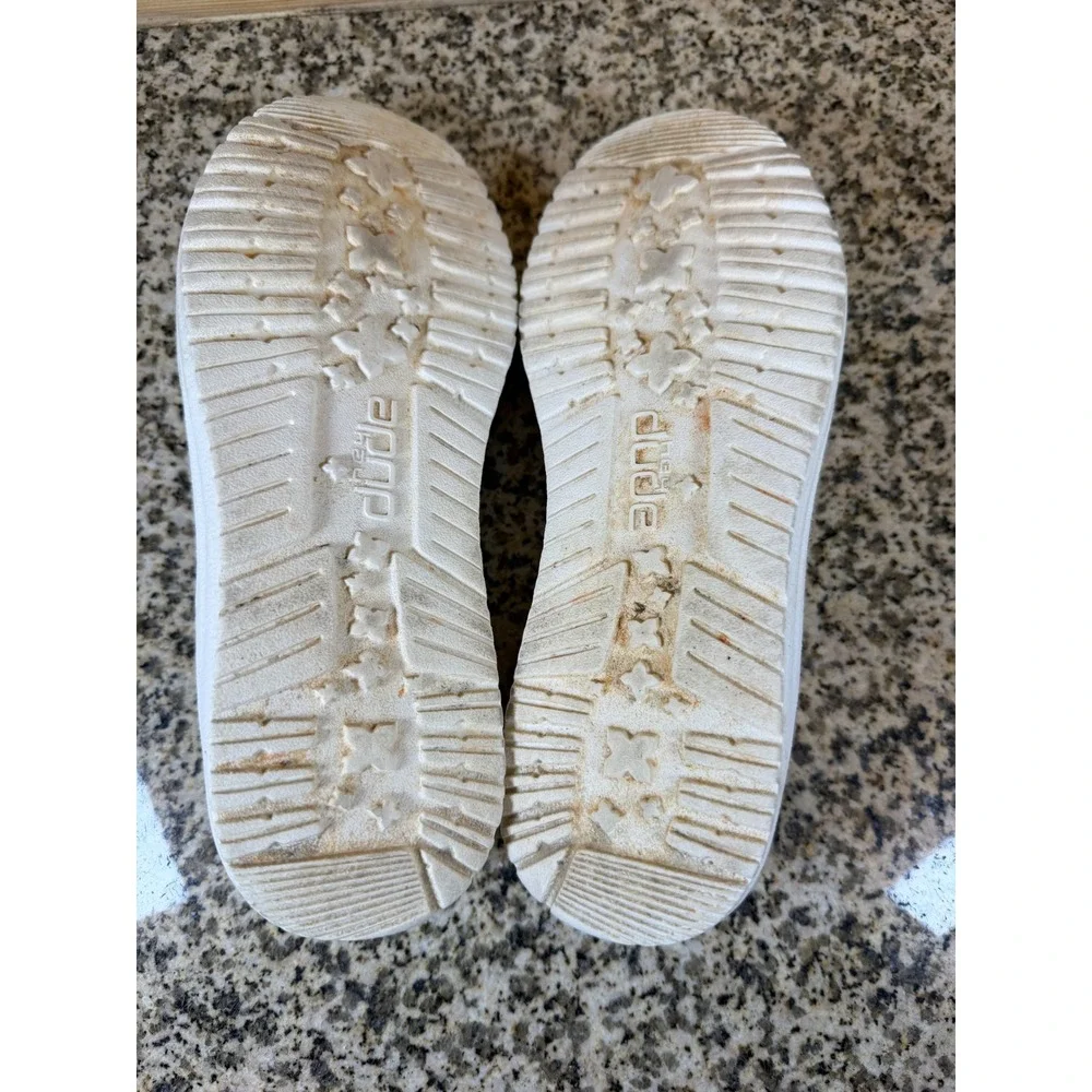 Converse Chuck Taylor All Star Shoreline White Kids Slip On Sneakers Size 12
